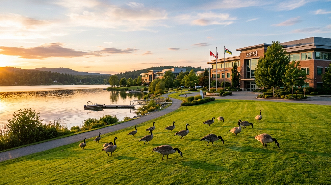 Video placeholder showing a goose control operation